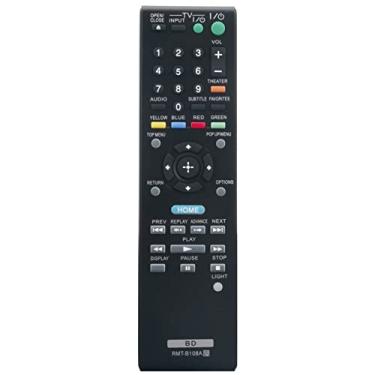 Imagem de Allimity Controle remoto de substituição RMT-B108A RMTB108A compatível com Sony Blu-ray Disc DVD Player BDP-S770 BDP-BX37 BDP-S1700ES BDPS770 BDPBX37 BDPS1700ES