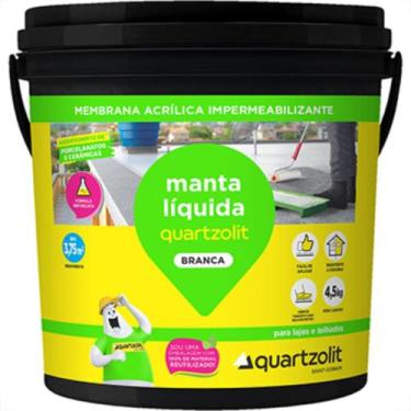 Imagem de Manta Liquida Quartzolit Branco 4,5Kg