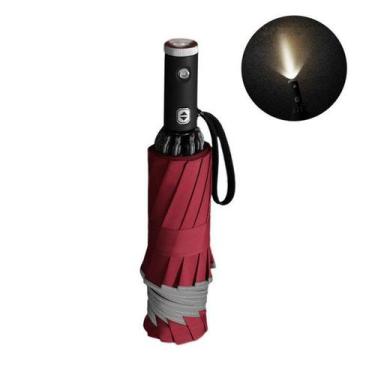 Imagem de Guarda-chuva Dobrável Invertido Automático Wokex com LED Reflexivo