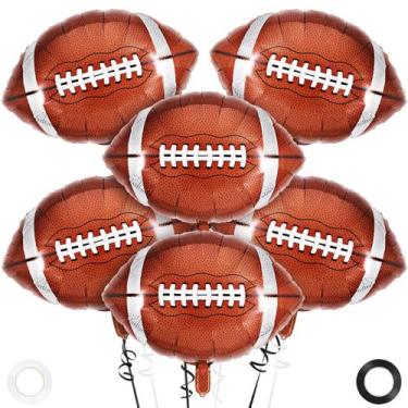Imagem de Balões de Futebol YOTHORN (27cm) - Kit com 6 Unidades para Festa