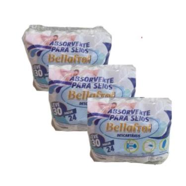 Imagem de Kit 6 Absorventes de Seio Macio Suave 180UN (6 pacotes com 30 un cada)