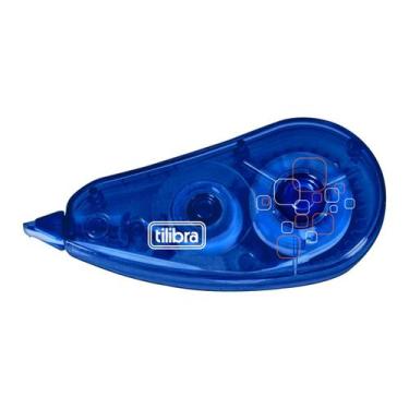 Imagem de Corretivo em Fita 5mmx6m Azul - Blister com 1 Unidade - Tilibra, Único