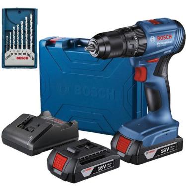 Imagem de Furadeira/paraf Impacto Gsb185 2 Bat Mini X-line 7pçs Bosch
