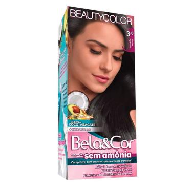 Imagem de Tintura Bela e Cor Sem Amônia 3.0 Castanho Escuro