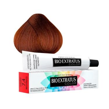 Imagem de Tintura Creme Bio Extratus Color Louro Médio Acobreado 7.4 60ml