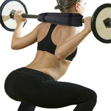 Imagem de Protetor de barra agachamento musculação kit 3 peças