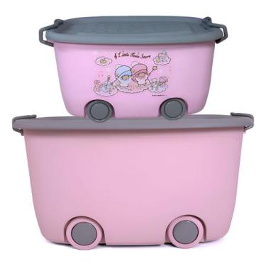 Imagem de Kit 2 Organizador P/ Bonecas Carrinhos Jogos Livros - P E M - 78925405