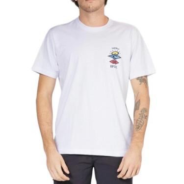 Imagem de Camiseta Rip Curl Search Icon White, P, Branco