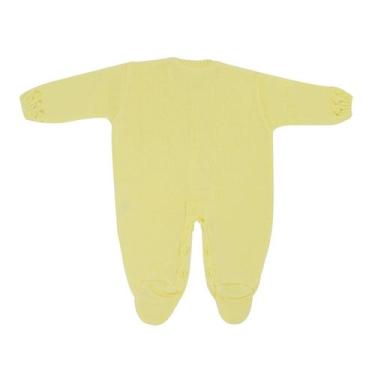 Imagem de Kit Macacão Laço Amarelo e Body com Gola e Punho de Renda - Kowak, Ama