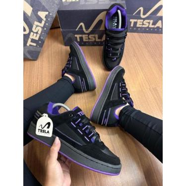 Imagem de Tênis Conforto Moda Estilo Skatista - Formem, Roxo, 43