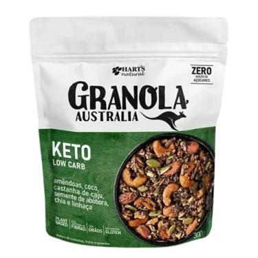 Imagem de Granola Australia Keto Low Carb Amêndoas, Coco, Castanha de Caju, Semente de Abóbora, Chia e Linhaça 300g