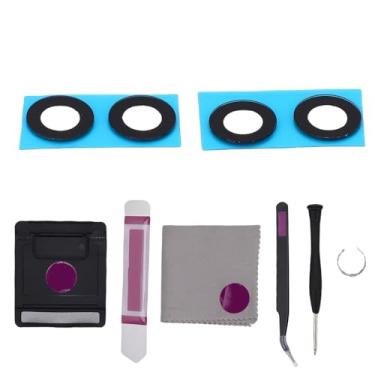 Imagem de Yunseity Substituição de Vidro da Lente Traseira de 2pcs, para Z Flip 3 5G F711, Com Kit Adesivo pré -instalado e Ferramentas de Reparo, Ideais para Lente de Câmera Danificada ou