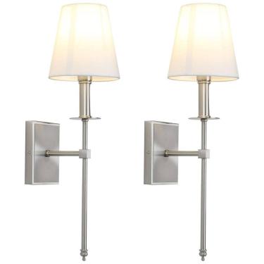 Imagem de Conjunto de Luminária de Parede com 2 Peças, Estilo Industrial Rústico Clássico e Supor...