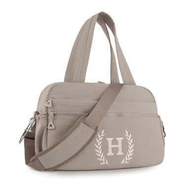 Imagem de Bolsa de ginástica feminina – Bolsa esportiva bordada personalizada para homens – Bolsa esportiva personalizada para viagem e treino com manga de bagagem – Presente atencioso para mãe, menina, filha