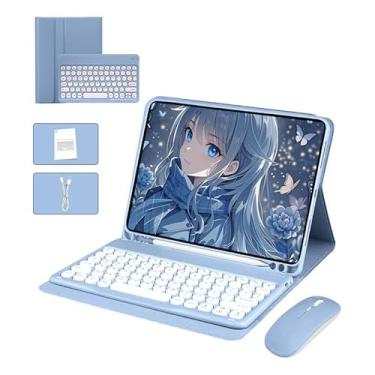 Imagem de Kit Capa para Samsung Tab S8 Ultra : Capa para Tablet + Teclado Removível + Mouse