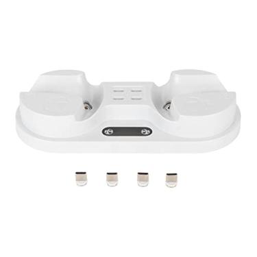 Imagem de aqxreight Estação de Carregamento do Controlador 4 Tipo C Interface Magnética Dock de Carregador Duplo Com Indicador LED para Controladores VR2 o Tempo de Carga Levando a Estação de Carregamento