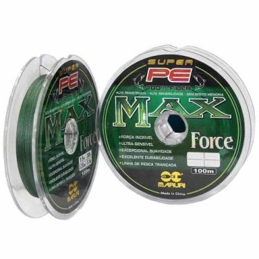 Imagem de Linha de pesca multifilamento maruri max force 4x verde 0.20mm - 25lb(