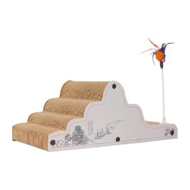 Imagem de Fenteer Arranhador para Gatos, Artigos para Animais de Estimação, Presente, Arranhador Multifuncional, Brinquedo para Gatos Escalarem, Feito de, Style a