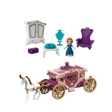 Imagem de Carruagem Com Acessorios Sonho De Princesa 6300 - DMToys - DM Toys