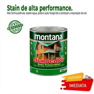 Imagem de Stain Transparente Repelente Base Agua Madeira Montana 900ml