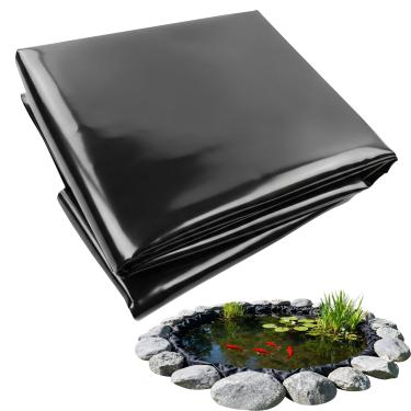 Imagem de HKACSTHI Forro de lago 20 Mil HDPE Forro de lagoa para lagoas externas Forro de lago pré-formado para lagoa de pato e peixe Koi (2 x 10 pés)