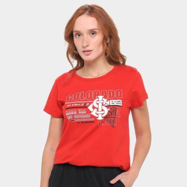 Imagem de Camiseta Baby Look Internacional Clássica Feminina - Surf Center, Verm