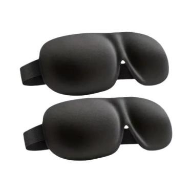 Imagem de Máscara De Dormir Ultra Macia E Respirável Com Contorno 3D, Bloqueador