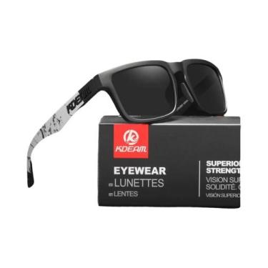 Imagem de Óculos De Sol Polarizados Quadrados Masculinos KDEAM 2022 Para Estilo 