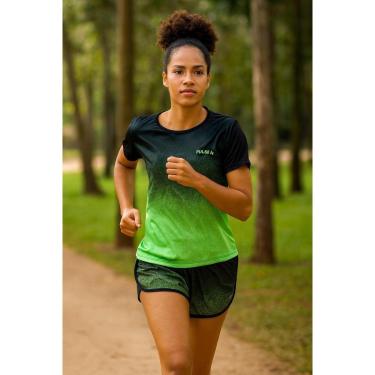 Imagem de Camiseta Feminina Manga Curta Fitness Estampada Academia Dry-Feminino