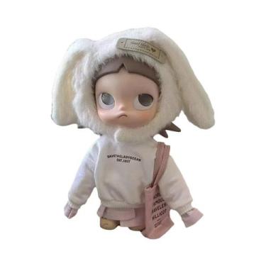 Imagem de Chapéu Cinza, Terno Preto, Óculos Para Boneca Zsiga1/8, Fantasia Fofa 