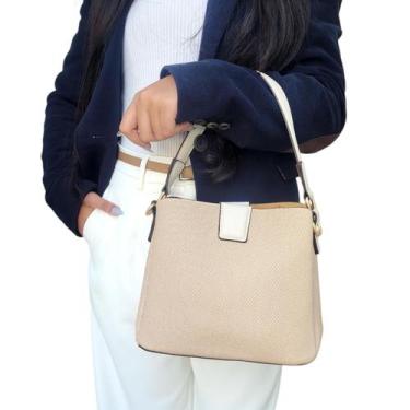 Imagem de Bolsa Feminina Pequena Alça de Mão Ombro Tiracolo Moderna - Bella Paul