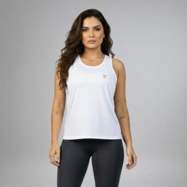 Imagem de Camiseta Regata Feminina Dry Blusas Treino Academia-Feminino