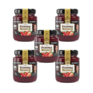 Imagem de Combo Geleia de Morango Com Pimenta 270g Fazenda Sedrez - 5 unid
