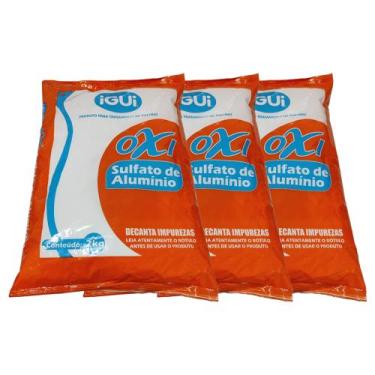 Imagem de Kit 3 pacotes de Oxi Sulfato de Alumínio para Decantação de Piscinas 6