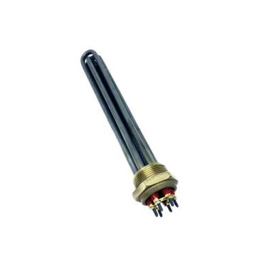 Imagem de Resistência de Imersão Para Sauna Tanques Boiler 3000w 220/380v Rosca 