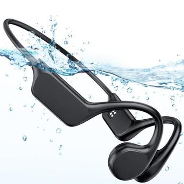 Imagem de Fones de ouvido de condução óssea MATRIWISH IPX8 à prova d'água Blueto