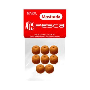 Imagem de Eva boleado jr pesca 12mm mod. ração, 1376, Mostarda