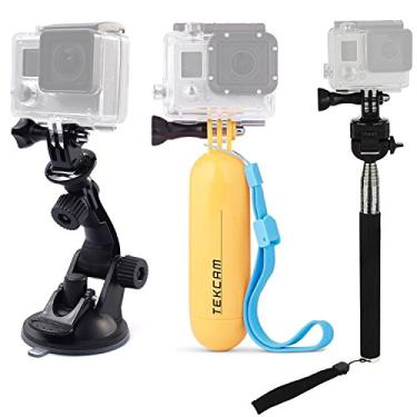 Imagem de Kit de acessórios para câmera de ação compatível com Gopro Hero 13 12 11 10 9 8/AKASO EK7000/Brave 4/Brave 7 LE/DJI Osmo Action 5 pro/ODDV/Xilecam, suporte de ventosa de selfie com alça flutuante