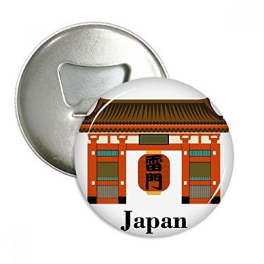 Imagem de Tradicional Japonês Templo Local Abridor de Garrafas Imã de Geladeira Emblema Multifuncional
