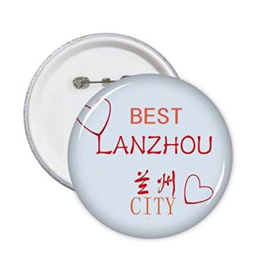 Imagem de Golden City Guizhou Sign Art Deco Gift Fashion Pins Emblema Emblema Acessório Decoração 5 peças