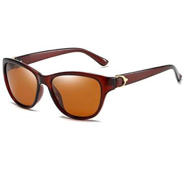 Imagem de Óculos de Sol Feminino Polarizadas Design Elegante Banned 1976 Moda Casual (C3)