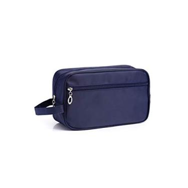Imagem de Necessaire Masculina Organizador Mala Viagem Couro (Azul)