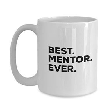 Imagem de Caneca Mentor – Caneca de café Best Mentor Ever – Presentes para mulheres e homens – Appreciation From Mentee – Professor de enfermagem, escritório, supervisor de médico, chefe – Fema