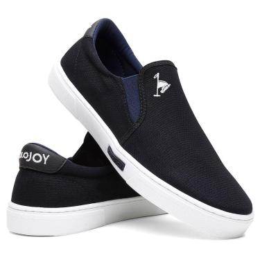Imagem de Sapatênis Tênis Slip-On Masculino Polo Joy Calce Fácil Preto