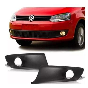 Imagem de Grade Parachoque Milha Fox Spacefox 2010 A 2014 Com Furo Par