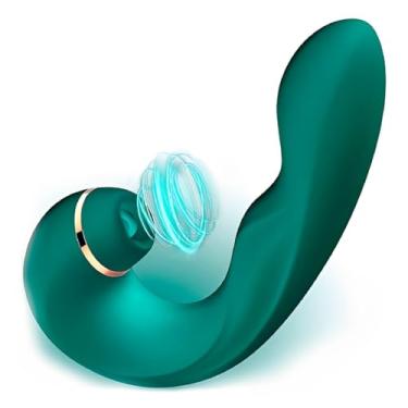 Imagem de Sugador Vibrador Clitoris e Mamilos com Pulsação 3 Motores Brinquedos Sexuais Muito Potente Orgamos Estimulador Erótico (Verde)