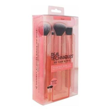 Imagem de Real Techniques Flawless Base Kit 4 Pinceis + Brush Cup - Geral
