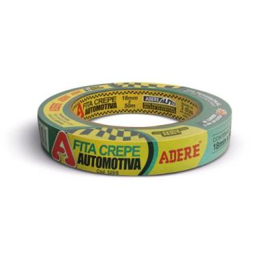 Imagem de Fita Crepe Fina 18mmX50m Verde - Adere - 58474