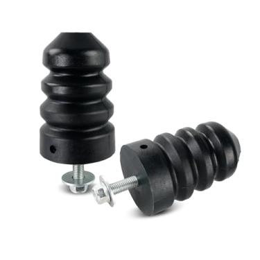 Imagem de JDMON Para-choques de borracha de mola de lâmina de eixo traseiro, batentes traseiros compatíveis com Ford 2000-2005 Excursion, F250 2005-2016, F350 2005-2019, substitui 1C3Z-4730-AA