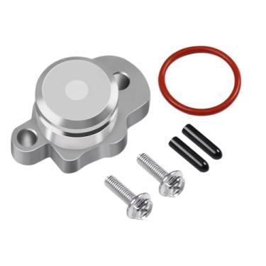 Imagem de Ciuouient Tampa do plugue da bomba de óleo compatível com Yamaha PW80 Y-Zinger 1983-2006 - com tampa de plugue, anel de vedação, 2 peças de parafusos de montagem, tampa de porta